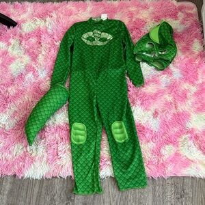 Kids Green Superhero Costume